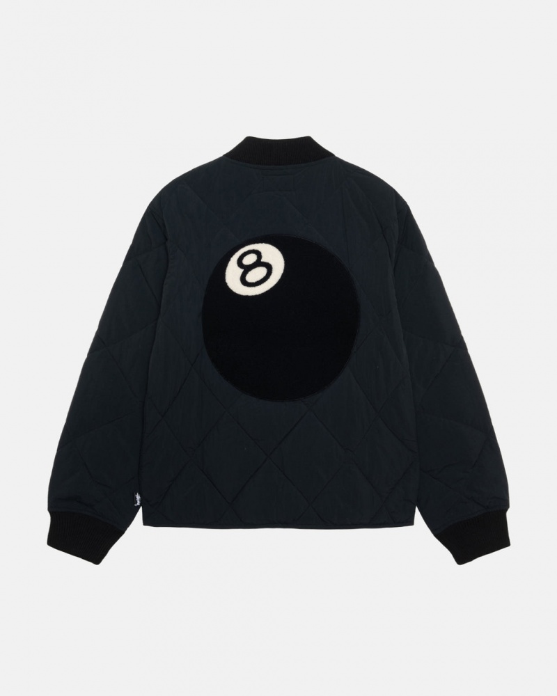 Stussy 8 Ball Gewatteerd Liner Jacket Jassen Heren Zwart Nederland | OGB-2256