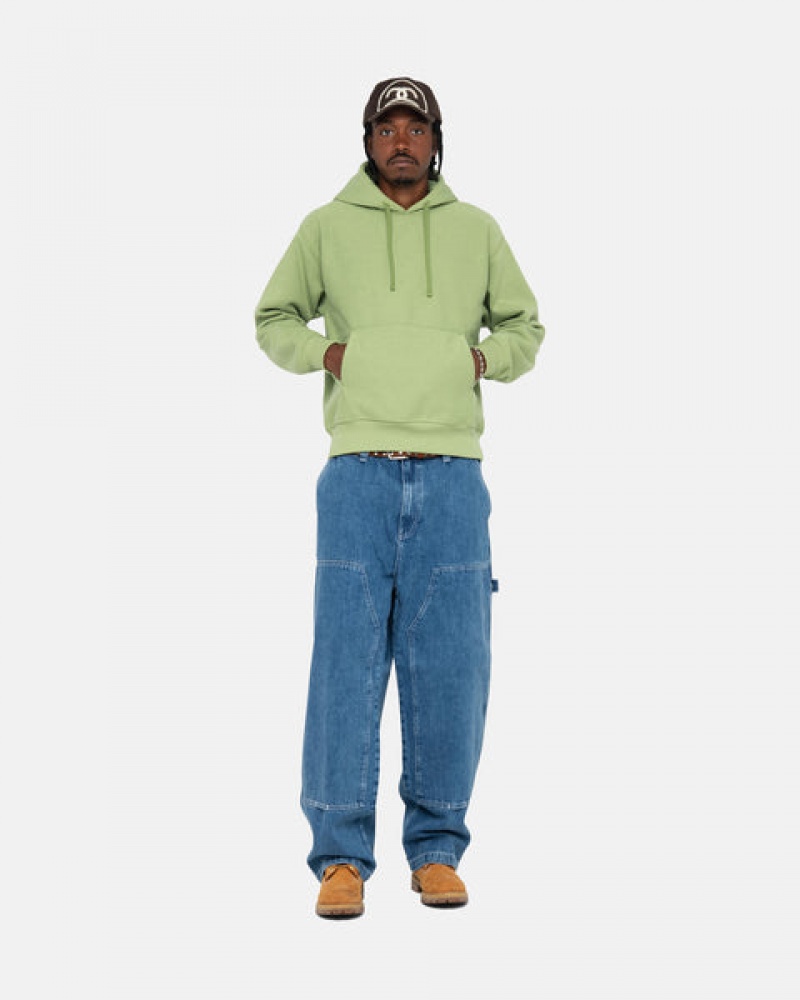 Stussy Back Hood Applique Hood Sweatshirts Dames Groen Nederland | DFR-9415