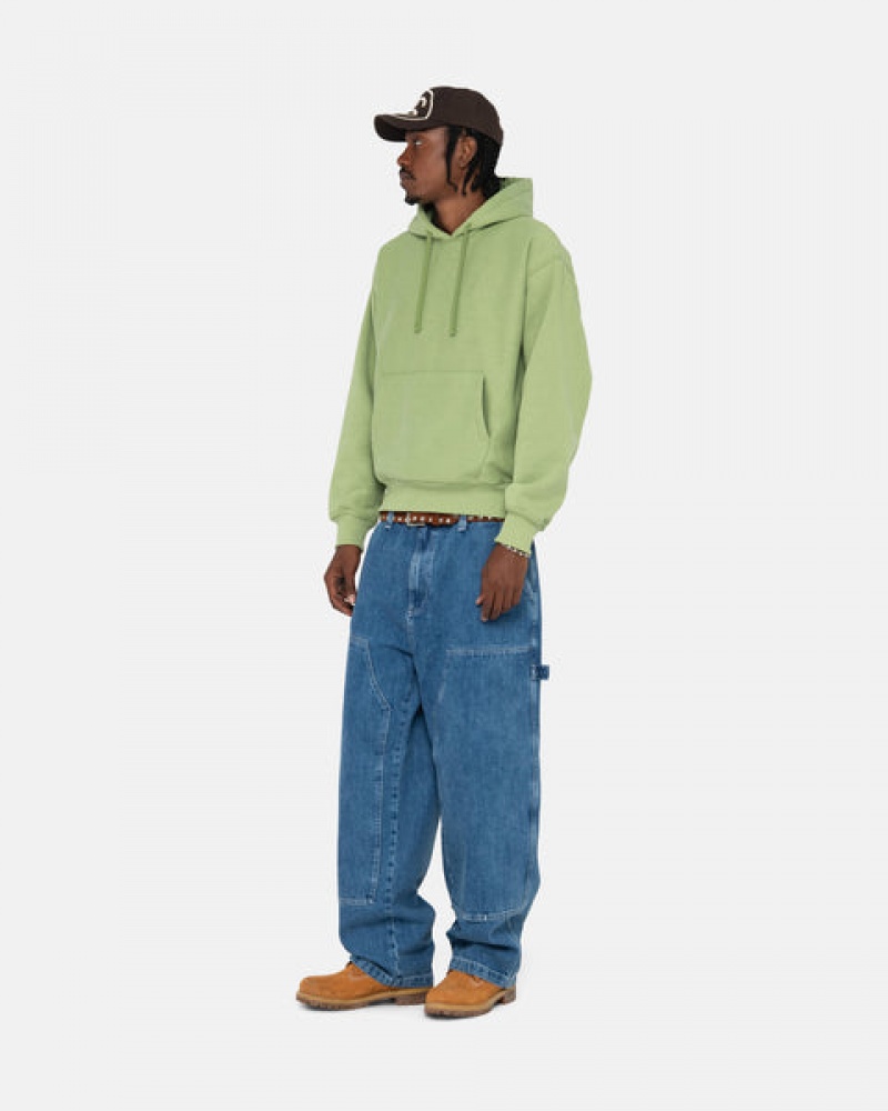 Stussy Back Hood Applique Hood Sweatshirts Dames Groen Nederland | DFR-9415