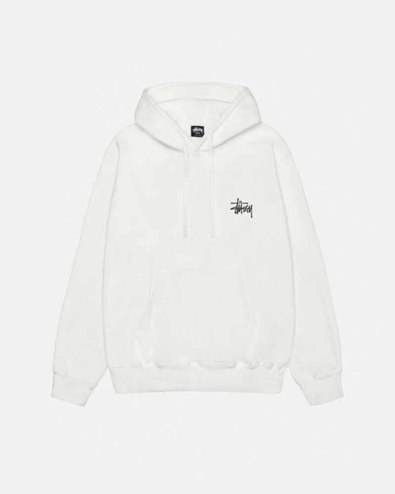 Stussy Basic Stussy Hoodie Pigment Dyed Hoodie Heren Beige Nederland | UKY-4395