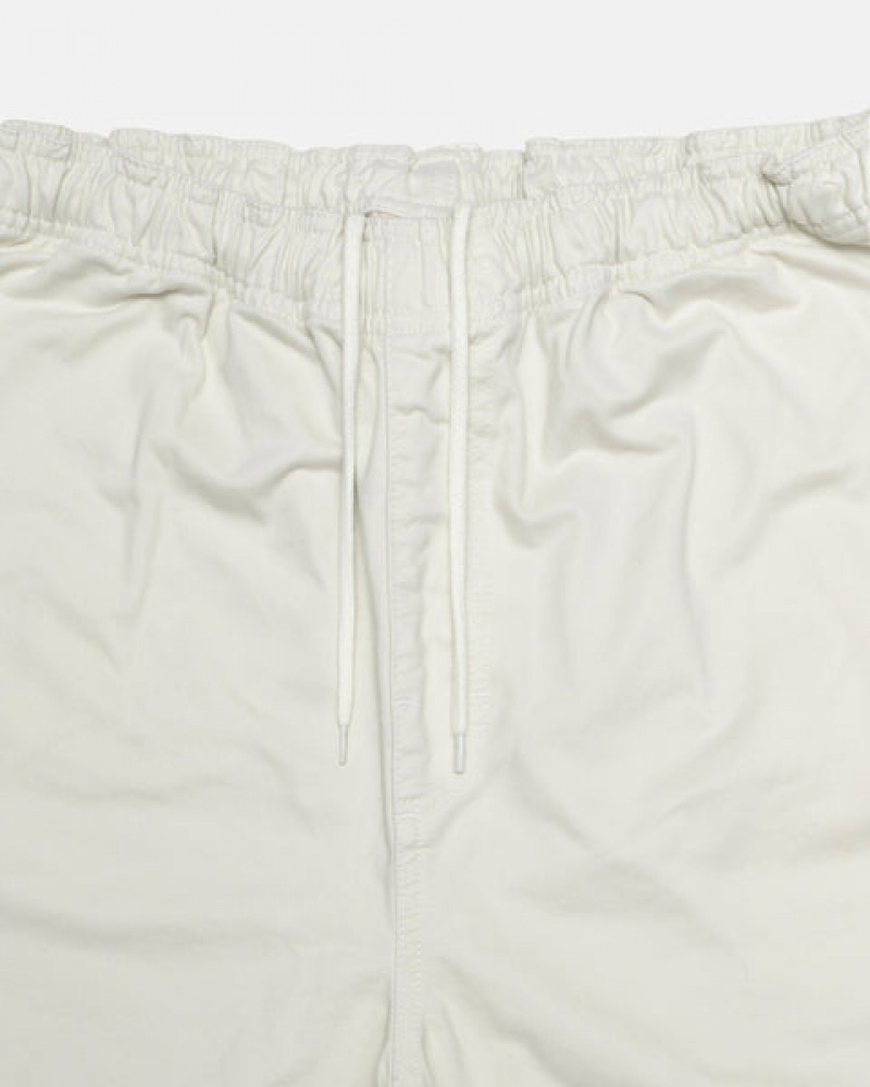 Stussy Beach Pant Brushed Katoenen Broek Dames Beige Nederland | XJC-7110