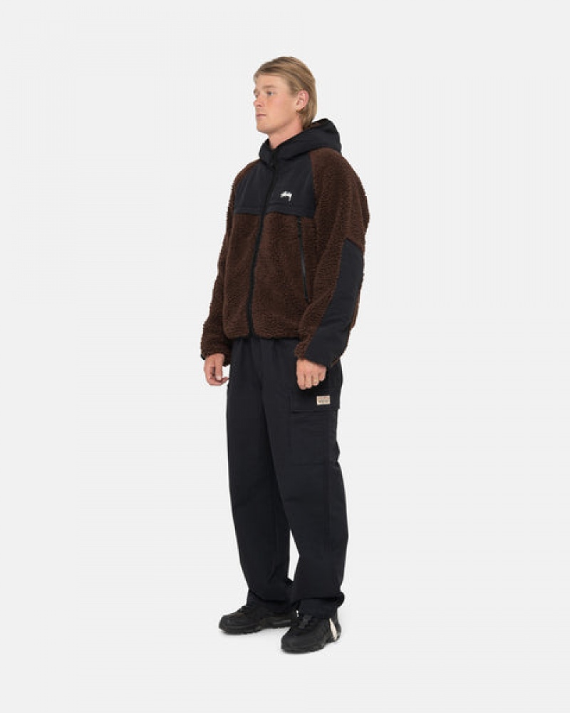 Stussy Beach Pant Ripstop Cargo Broek Heren Zwart Nederland | KLB-5096