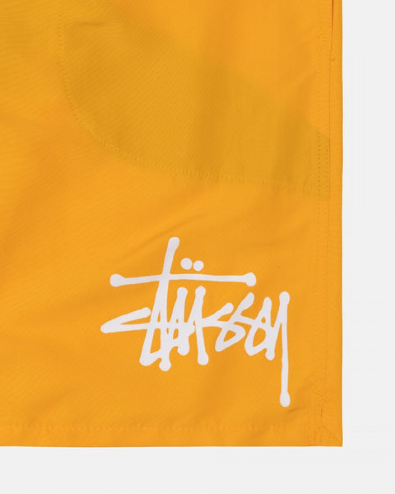 Stussy Big Basic Water Kort Badpak Heren Geel Nederland | VDQ-8696