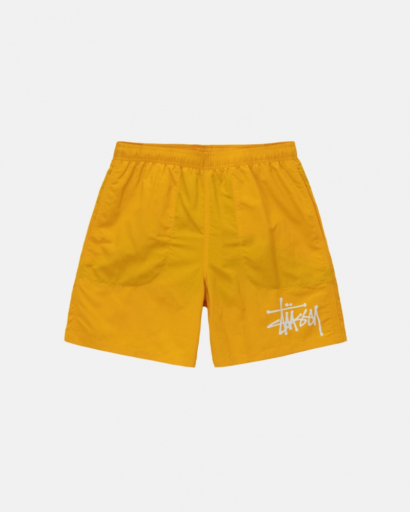 Stussy Big Basic Water Kort Badpak Heren Geel Nederland | VDQ-8696