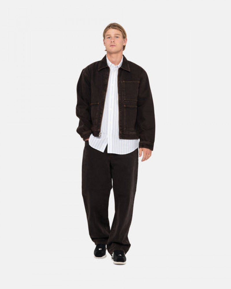 Stussy Big Ol' Jean Denim Heren Zwart Nederland | VTH-9344