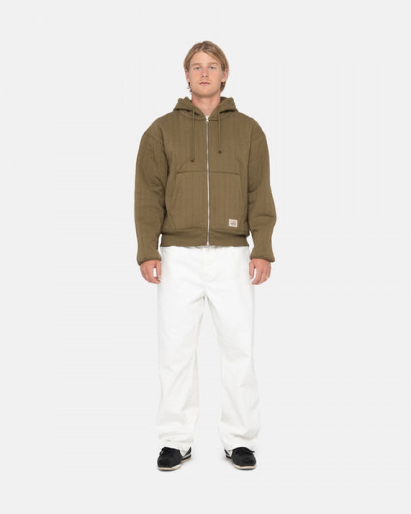Stussy Big Ol' Jean Overdyed Denim Dames Beige Nederland | FHL-9001