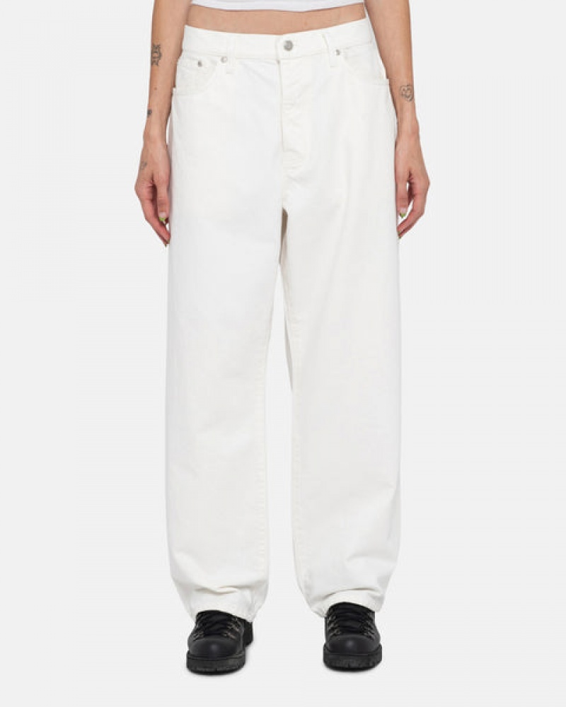 Stussy Big Ol' Jean Overdyed Denim Heren Beige Nederland | BXT-3570