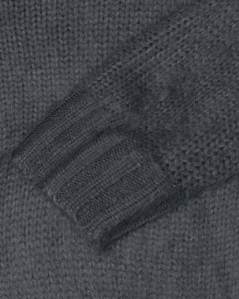 Stussy Brushed Cardigan Trui Heren Charcoal Nederland | ESL-7580