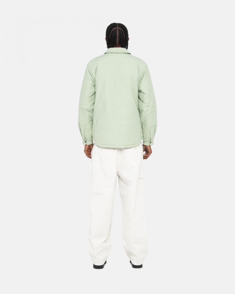Stussy Gewatteerd Tech Over Shirt Overhemd Dames Groen Nederland | SDO-9030