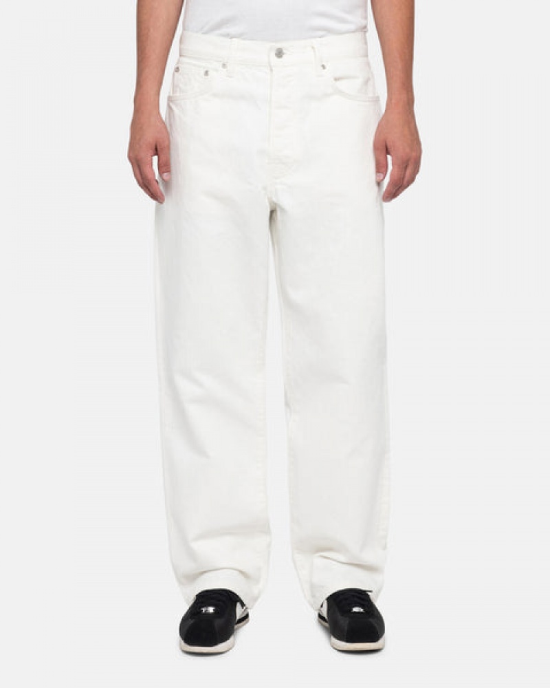 Stussy Klassieke Jean Overdyed Denim Dames Beige Nederland | KDU-6534