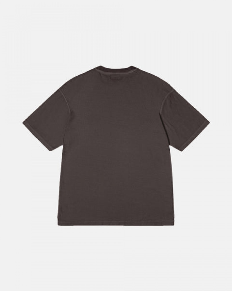 Stussy Lazy Tee T-shirts Heren Zwart Nederland | FVT-2297