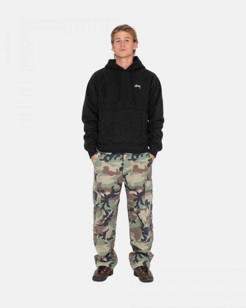 Stussy Overdyed Stock Logo Hoodie Dames Zwart Nederland | GDQ-0753