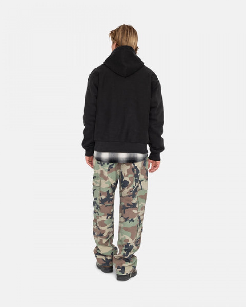 Stussy Overdyed Stock Logo Hoodie Dames Zwart Nederland | GDQ-0753