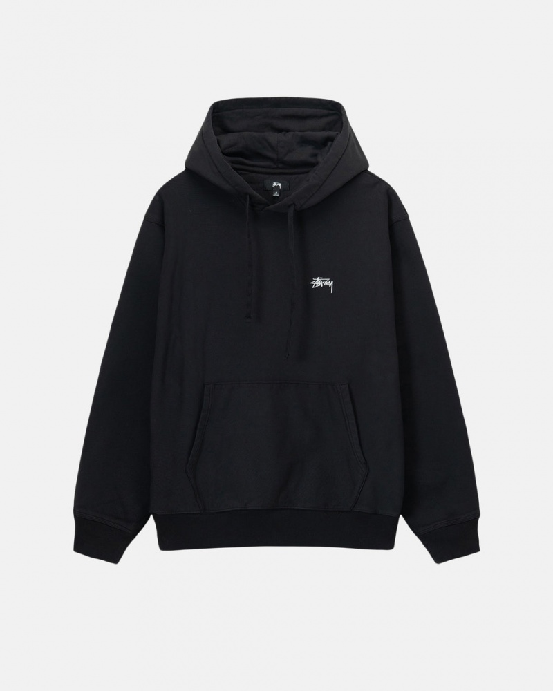 Stussy Overdyed Stock Logo Hoodie Dames Zwart Nederland | GDQ-0753