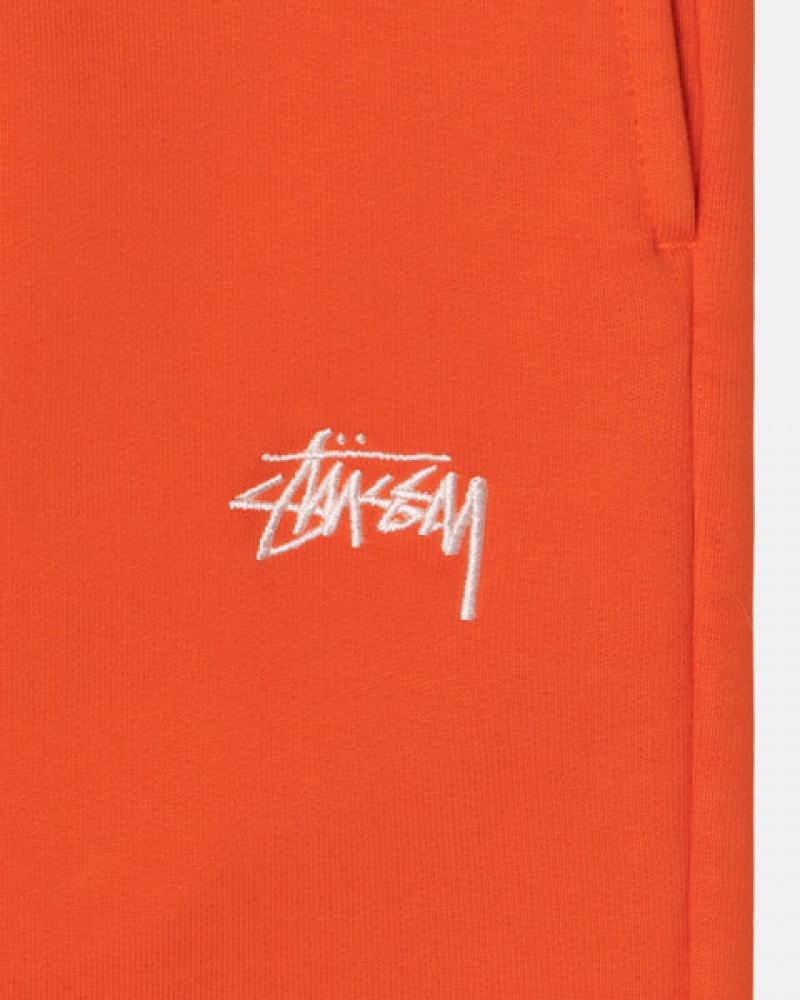 Stussy Overdyed Stock Logo Pant Sweatshirts Dames Oranje Nederland | WRI-9549