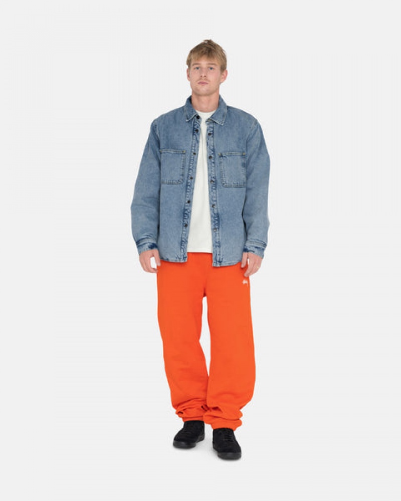 Stussy Overdyed Stock Logo Pant Sweatshirts Dames Oranje Nederland | WRI-9549