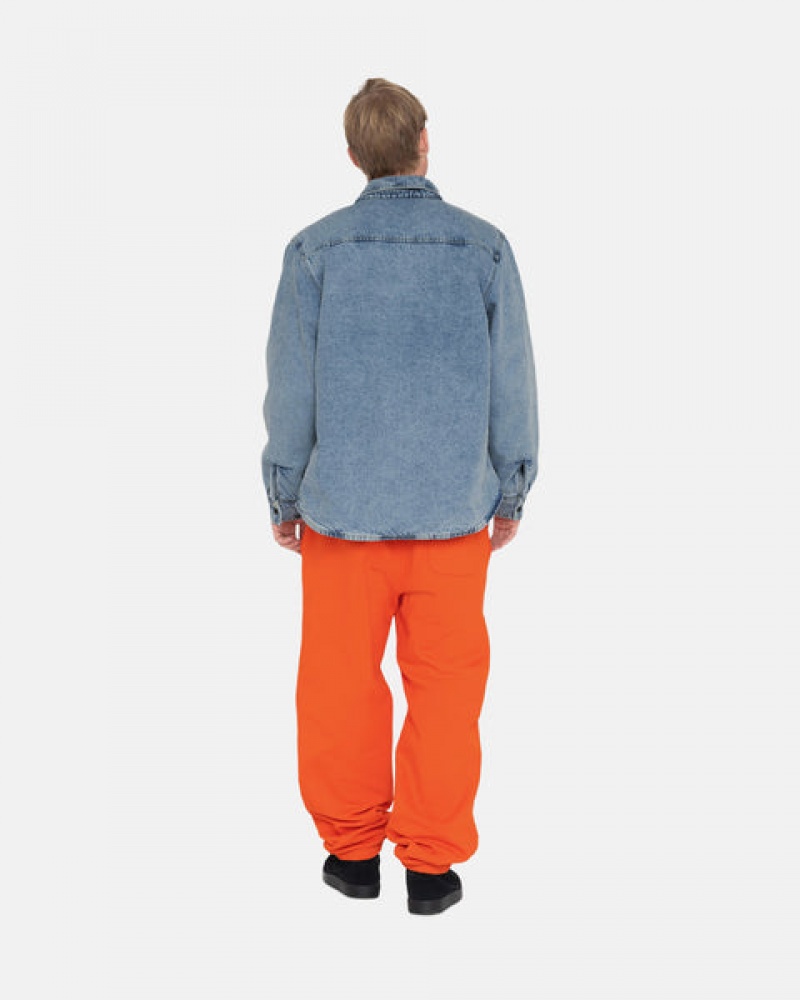 Stussy Overdyed Stock Logo Pant Sweatshirts Dames Oranje Nederland | WRI-9549