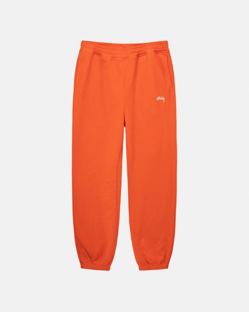 Stussy Overdyed Stock Logo Pant Sweatshirts Dames Oranje Nederland | WRI-9549