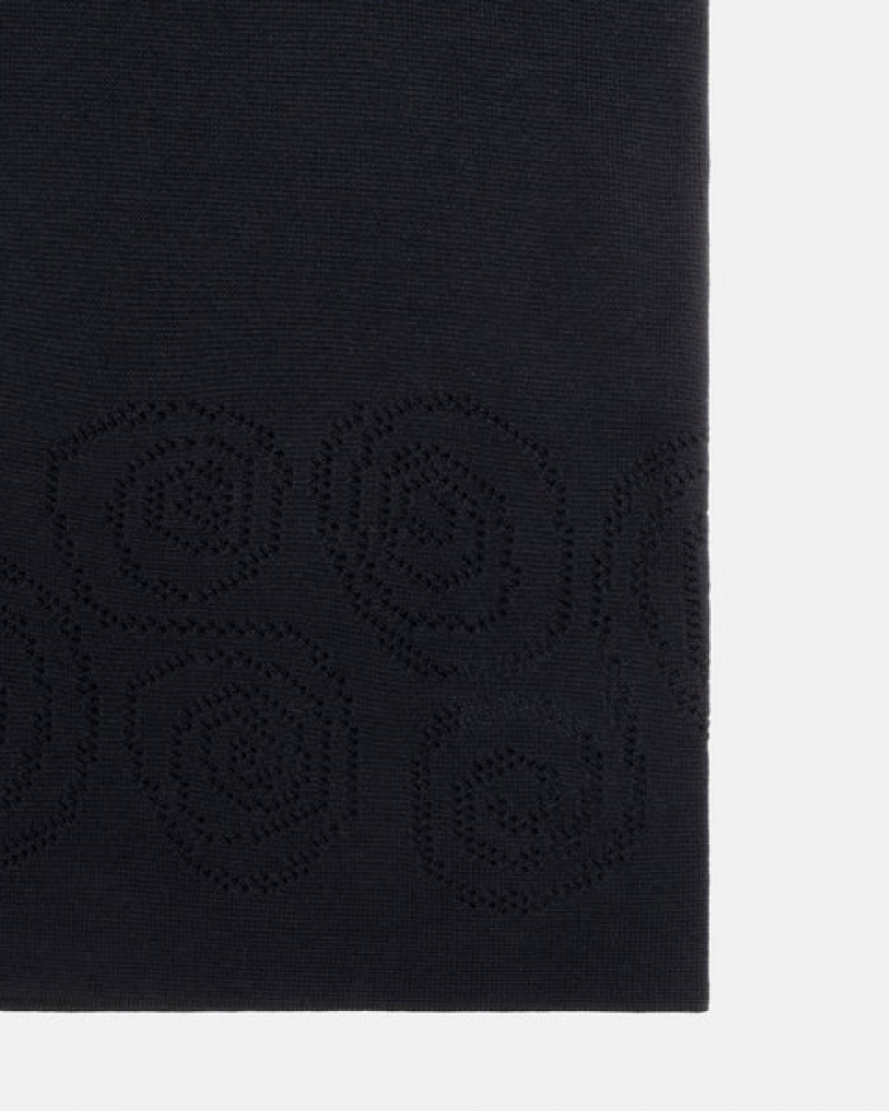 Stussy Perforated Swirl Knit Shirt Overhemd Heren Zwart Nederland | NJD-5728