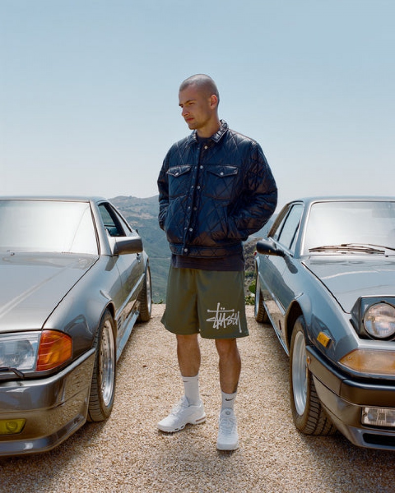 Stussy Ranch Jacket Gewatteerd Nylon Jassen Heren Zwart Nederland | EOI-0738