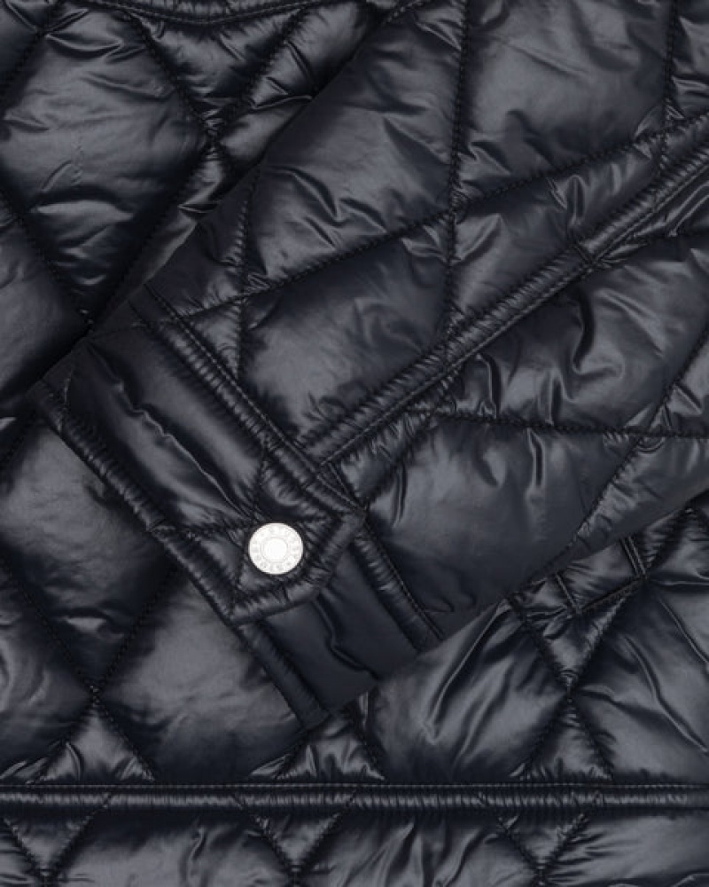 Stussy Ranch Jacket Gewatteerd Nylon Jassen Heren Zwart Nederland | EOI-0738