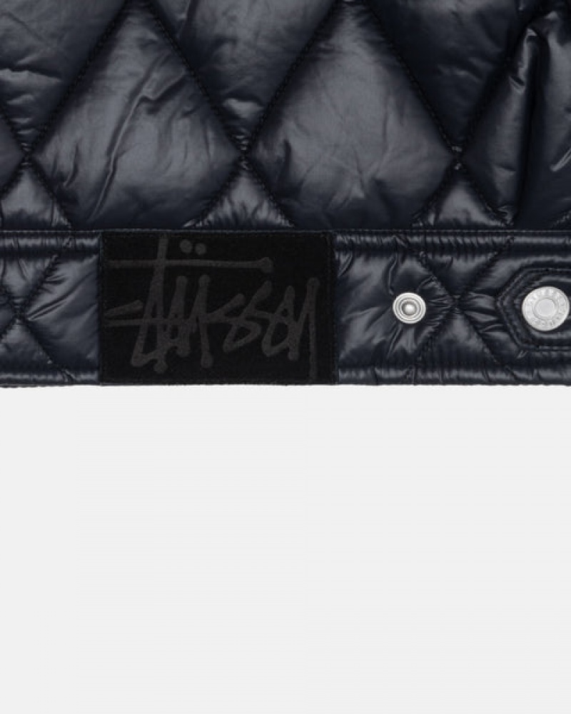 Stussy Ranch Jacket Gewatteerd Nylon Jassen Heren Zwart Nederland | EOI-0738