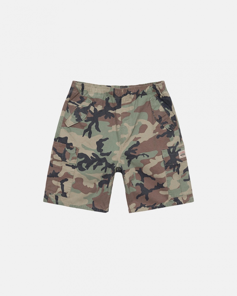 Stussy Ripstop Cargo Beach Kort Korte Broek Heren Camo Nederland | QPR-8089