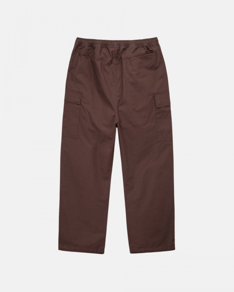 Stussy Ripstop Cargo Beach Pant Broek Dames Bruin Nederland | EWY-1561