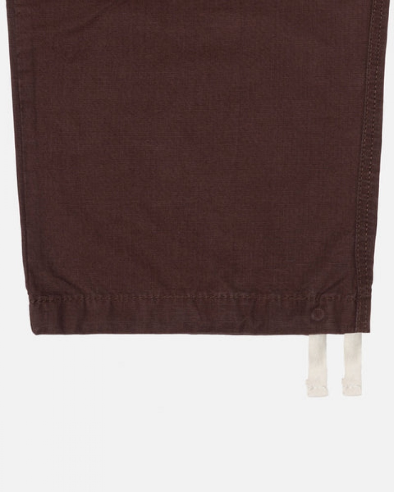 Stussy Ripstop Cargo Beach Pant Broek Dames Bruin Nederland | EWY-1561