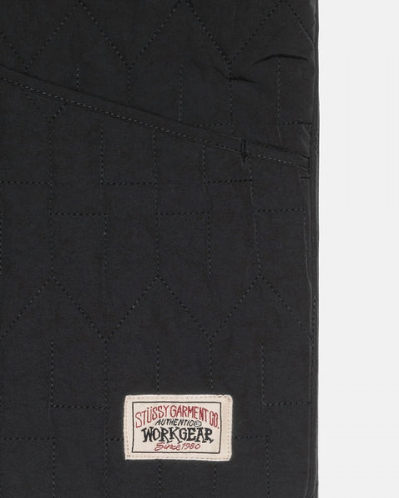Stussy S Gewatteerd Liner Jacket Jassen Heren Zwart Nederland | CMZ-5944
