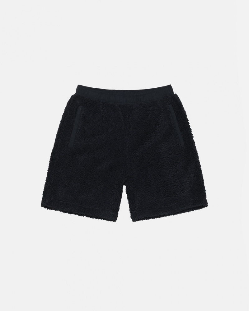 Stussy Sherpa Kort Korte Broek Dames Zwart Nederland | EVI-3247