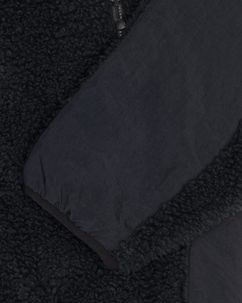 Stussy Sherpa Paneled Met Capuchon Jacket Jassen Dames Zwart Nederland | AYN-7206
