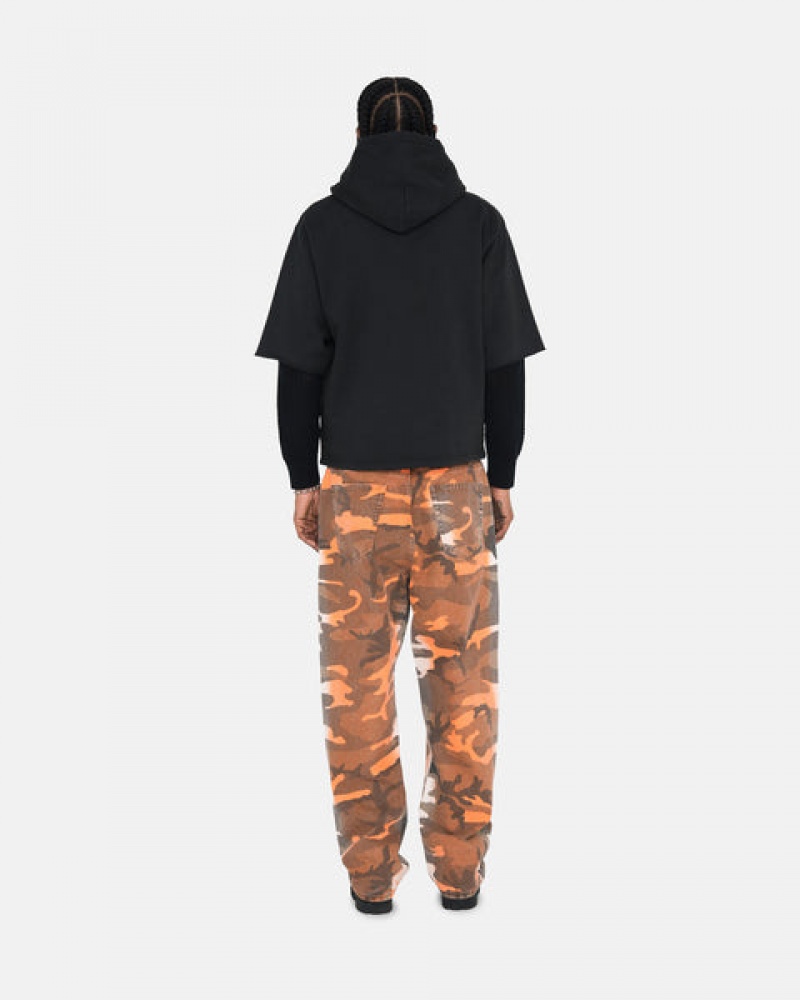 Stussy Ss Boxy Cropped Hoodie Heren Zwart Nederland | DQM-5373