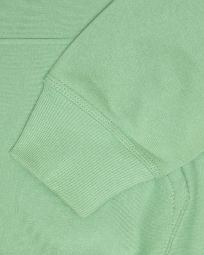 Stussy Stock Logo Hood Sweatshirts Heren Groen Nederland | ZTD-2236