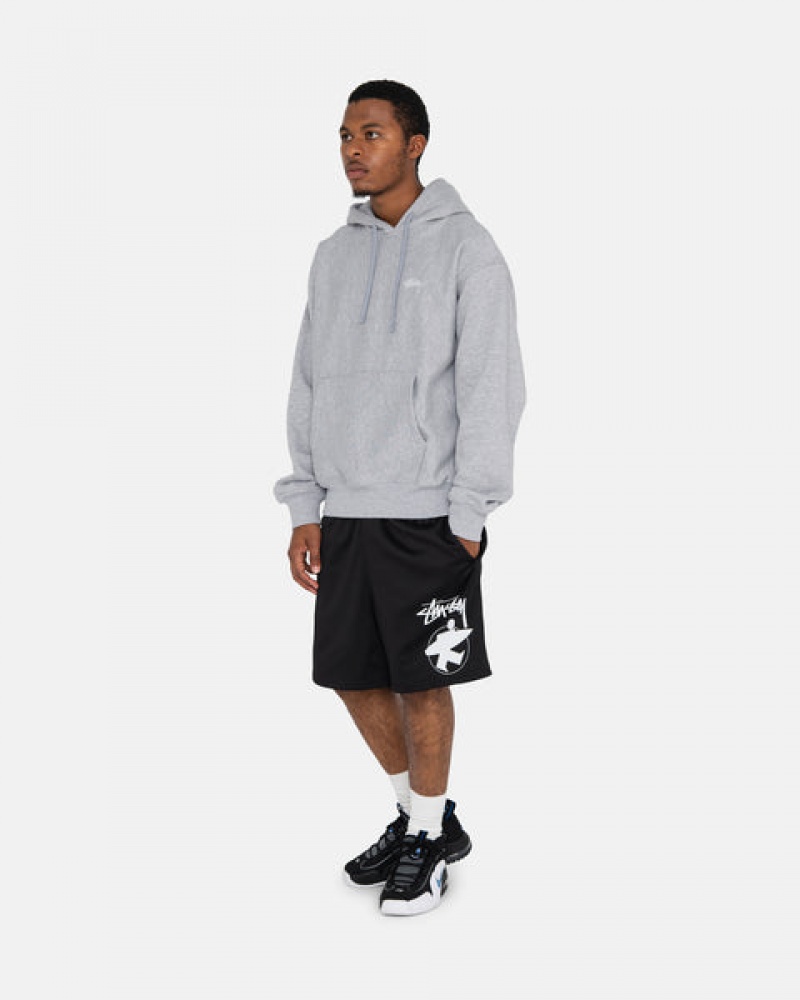 Stussy Stock Logo Hoodie Heren Grijs Nederland | QWO-9898