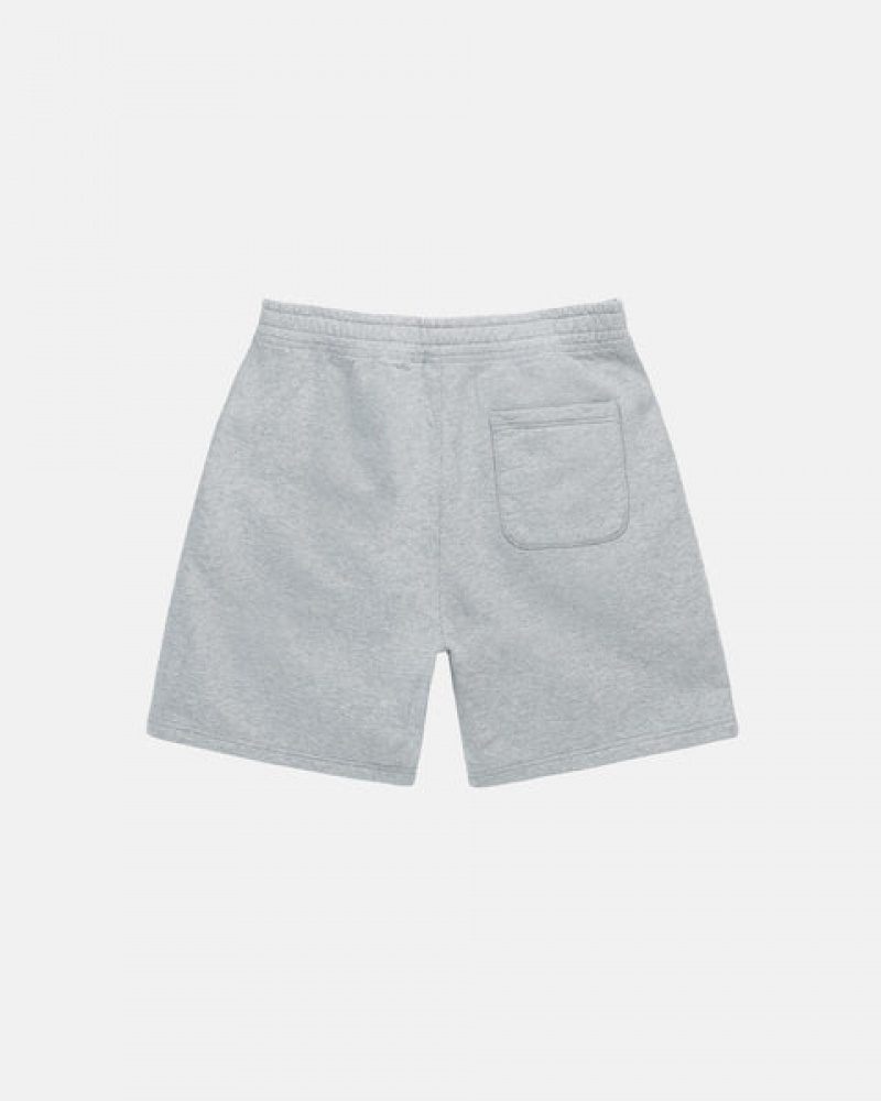 Stussy Stock Logo Sweat Kort Sweatshort Dames Grijs Nederland | DXO-9320