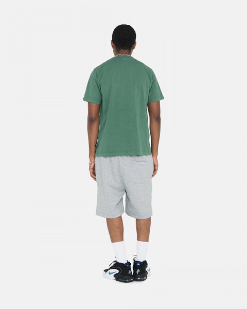 Stussy Stock Logo Sweat Kort Sweatshort Dames Grijs Nederland | DXO-9320