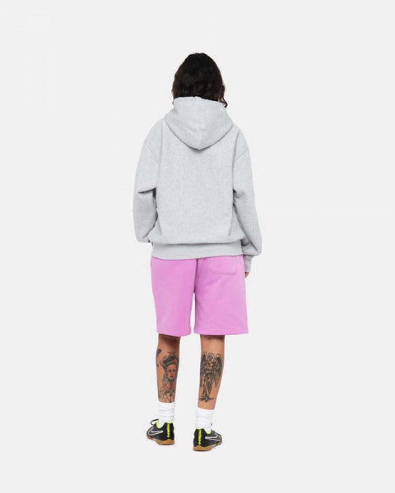 Stussy Stock Logo Sweatshort Korte Broek Dames Paars Nederland | EOC-5149