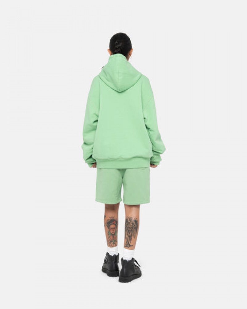 Stussy Stock Logo Sweatshort Sweatshort Heren Groen Nederland | GXC-6635
