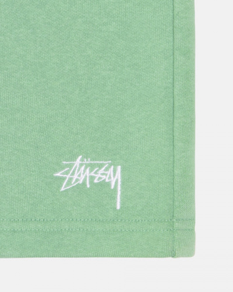 Stussy Stock Logo Sweatshort Sweatshort Heren Groen Nederland | GXC-6635