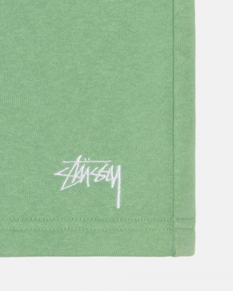 Stussy Stock Logo Sweatshort Sweatshort Heren Groen Nederland | GXC-6635