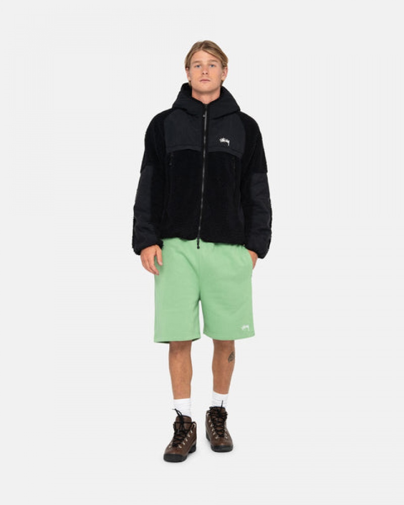 Stussy Stock Logo Sweatshort Sweatshort Heren Groen Nederland | GXC-6635