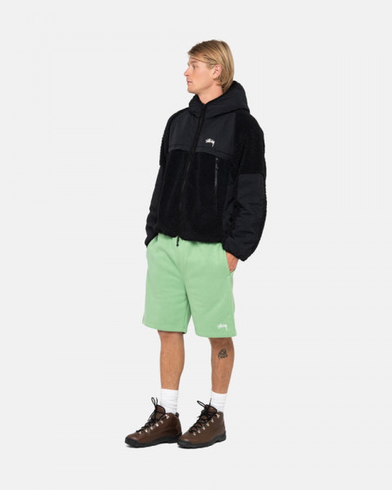 Stussy Stock Logo Sweatshort Sweatshort Heren Groen Nederland | GXC-6635