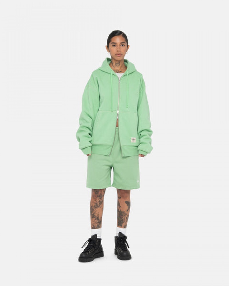 Stussy Stock Logo Sweatshort Sweatshort Heren Groen Nederland | GXC-6635
