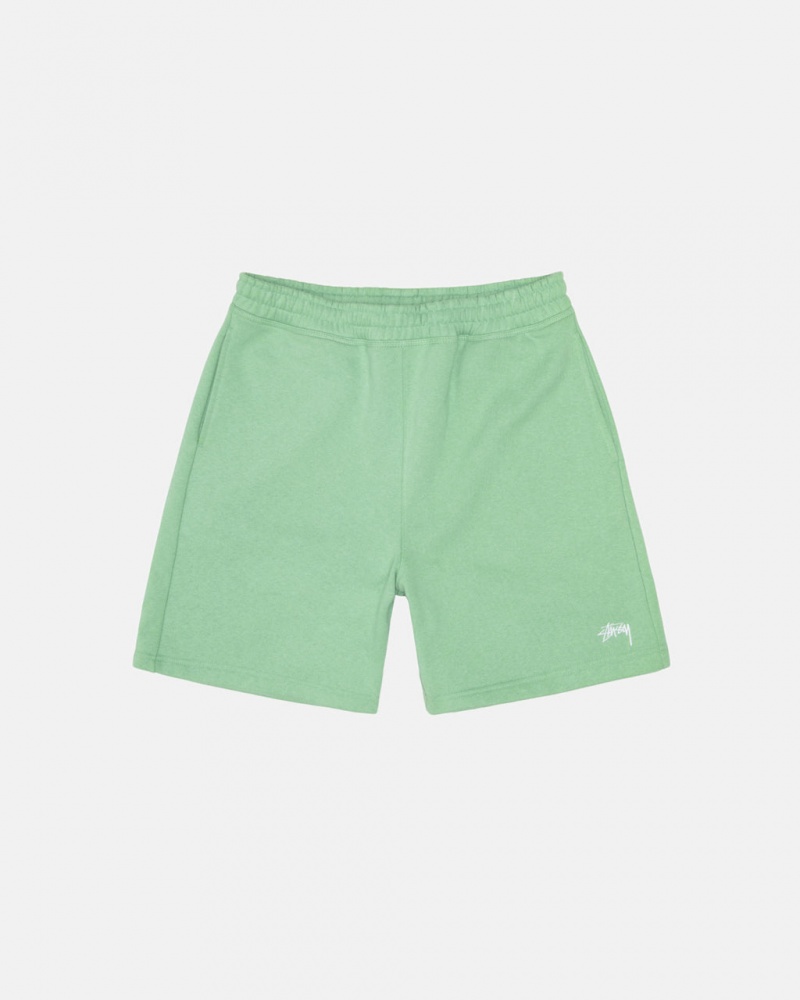 Stussy Stock Logo Sweatshort Sweatshort Heren Groen Nederland | GXC-6635