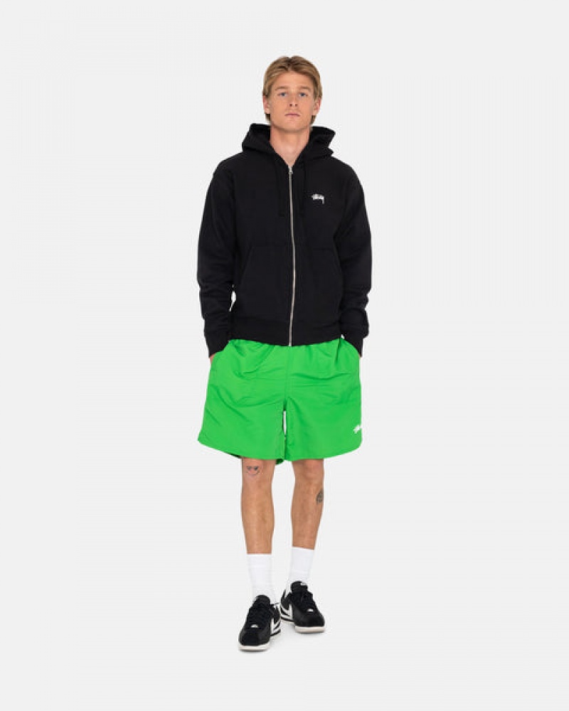 Stussy Stock Logo Zip Hoodie Dames Zwart Nederland | FZM-1923