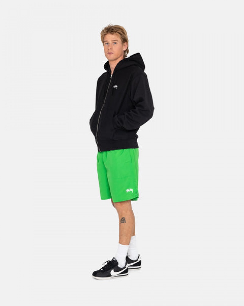Stussy Stock Logo Zip Hoodie Dames Zwart Nederland | FZM-1923