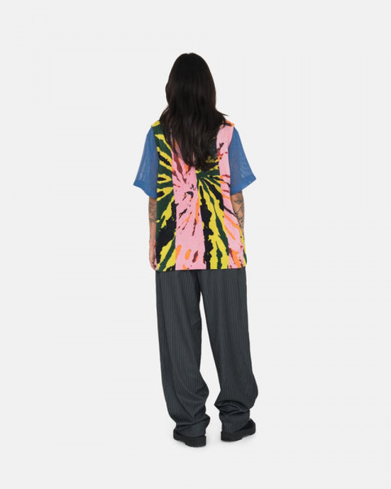 Stussy Stripe Volume Geplooid Trouser Broek Dames Grijs Nederland | AOF-2957
