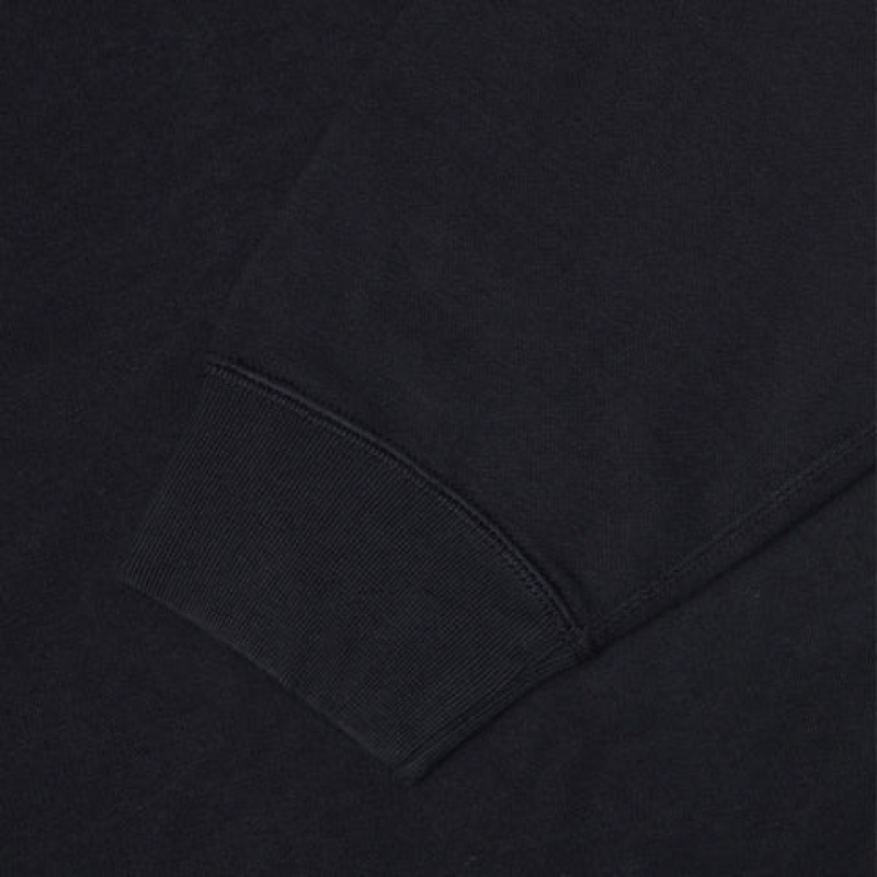 Stussy Stone Wash Fleece Crew Sweatshirts Dames Zwart Nederland | FVP-6646