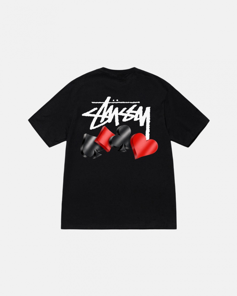 Stussy Suits Tee T-shirts Heren Zwart Nederland | ZAL-8831